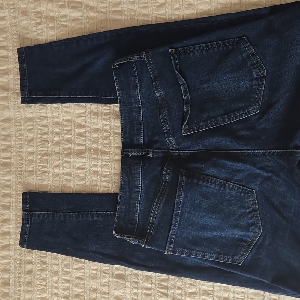 SO Super High Rise Button Fly Jegging Jeans Dark Wash Size 27 - Picture 5 of 17